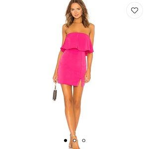 REVOLVE Catalina Ruffle Tube Mini Dress